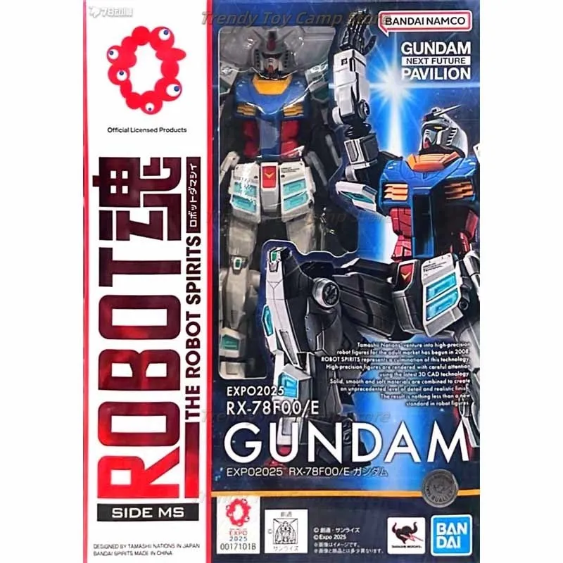 【Disponibile】 KIT MODELLO originale Bandai ROBOT SOUL RX-78F00/E Action Figure Modello Giocattoli Regali per ragazzi da collezione