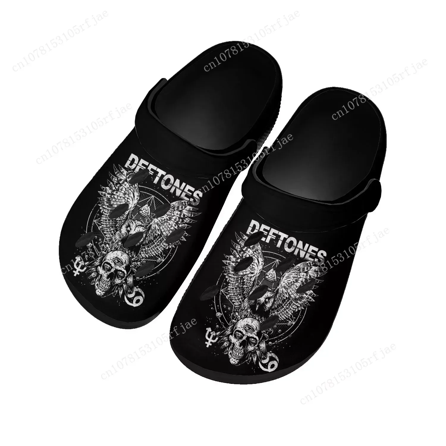 

Deftones Metal Art Rock Band Home Clogs Custom Water Shoes Mens Womens Teenager Shoe Garden Clog Breathable Beach Hole Slippers