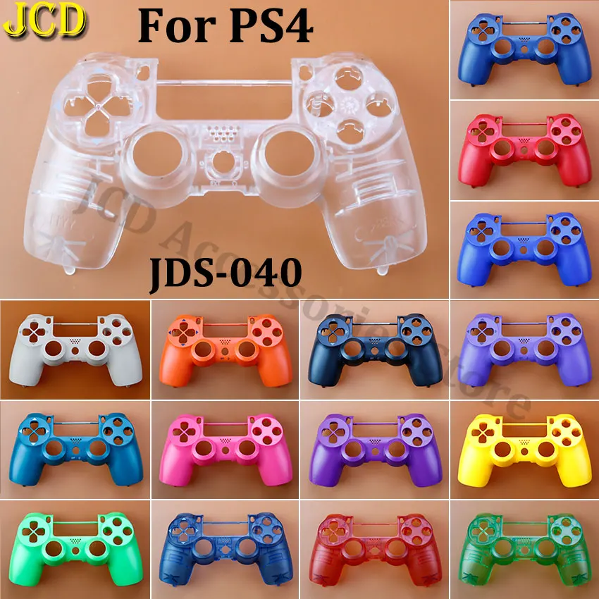 

JCD Handle Housing Shell Front Faceplate Cover For PS4 JDS-040 Controller Top Upper Hard Protective Case