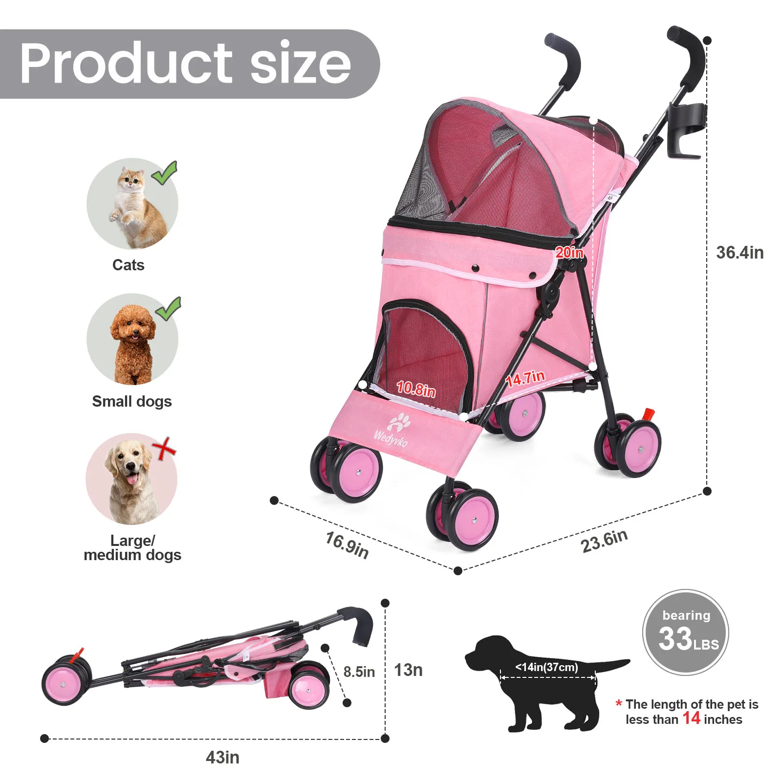 Thumbnail 4 - #16 Low Cost Pet Strollers That Work