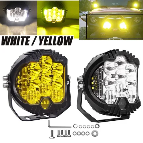 Accesorios Led todoterreno de 3 pulgadas, 4x4, focos de 5 pulgadas para Jeep Wrangler jk ATV SUV, luz Led de trabajo, faros auxiliares, luz antiniebla