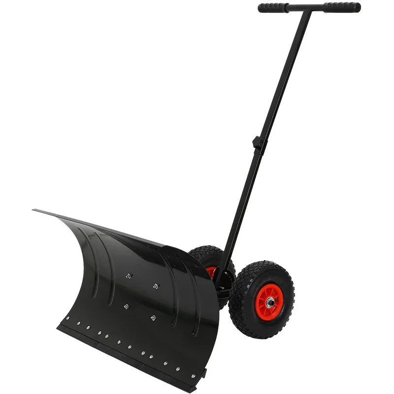 

Wheeled hand push snow shovel for BD-SS501 push snow board household plow tool vehicle