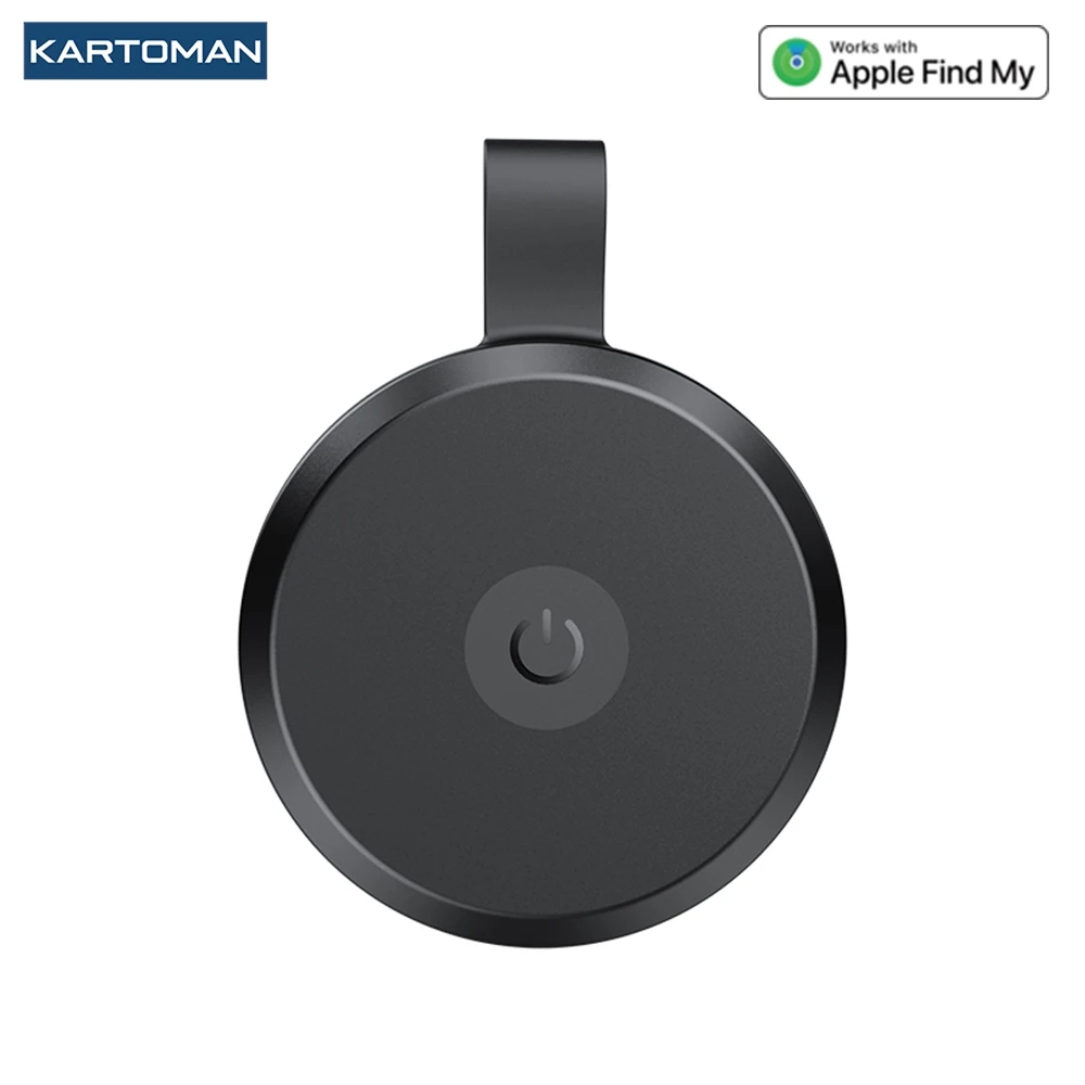KARTOMAN Finder Security SmartTrack Link Smart Tag Find My Key Bluetooth GPS Tracker for Earbud Luggage MFi Finder (iOS Only)