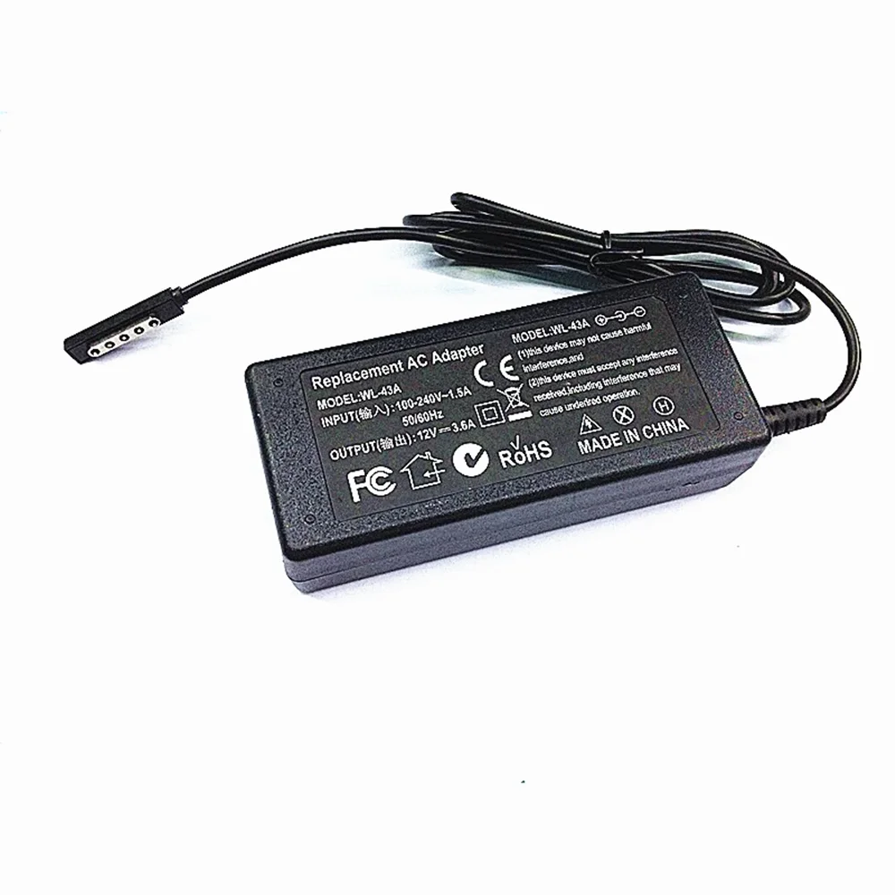 Tablet PC 12V 3.6A For Microsoft Surface Pro Power Supply EU Plug AC Adapter Charger