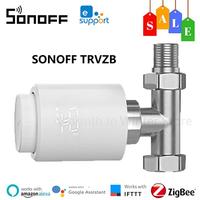 1-15 Pcs SONOFF TRVZB Zigbee Thermostatic Radiator Valve Actuator Temperature Heater eWeLink Control work with Alexa Google Home