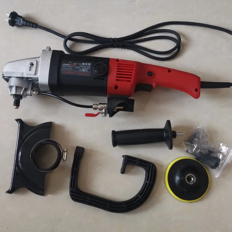 1580W電動湿式研磨機、研磨機、サンダー、バフ研磨機、可変速ウォーターミル、大理石・花崗岩仕上げ研磨用