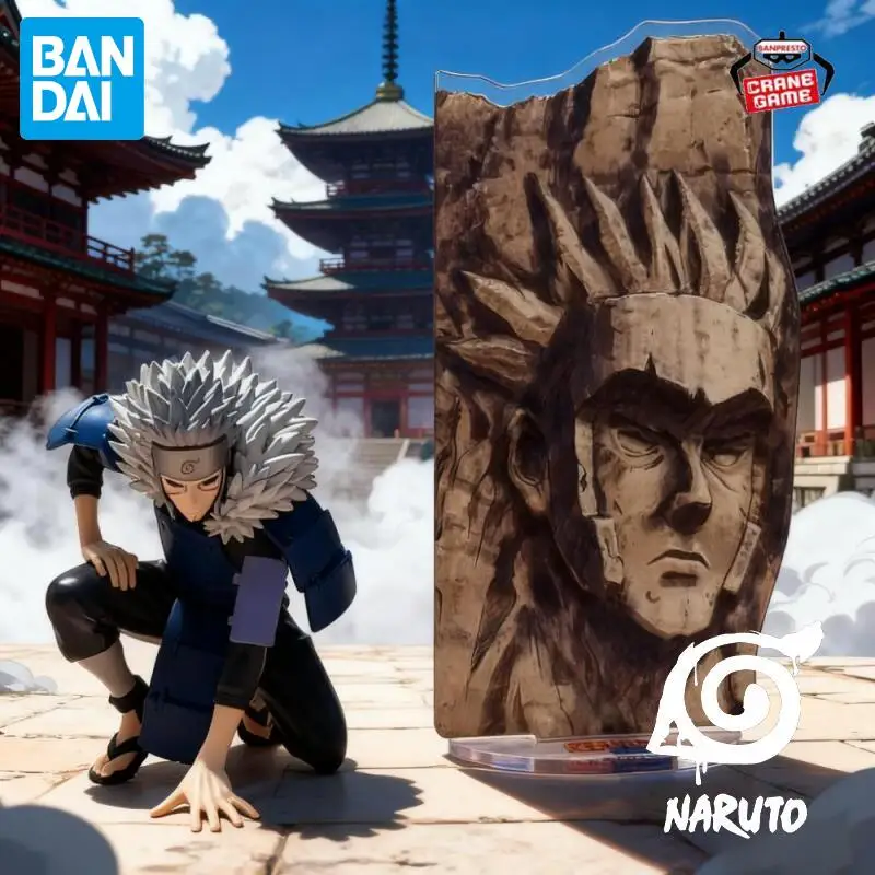 En Stock Bandai Original Naruto Senju Tobirama figura de Anime modelo de acción muñeca de dibujos animados juguete de escritorio decoración adornos regalos del Festival