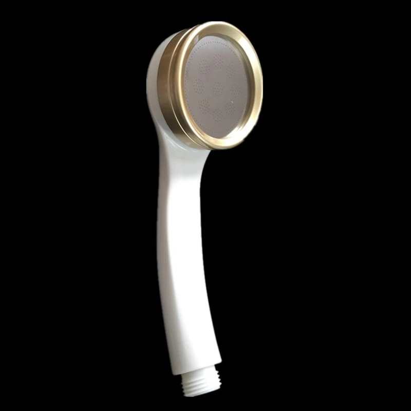DONYUMMYJO Pressurized Water Saving Shower Head ABS Plated Bathroom Hand Shower Water Booster Showerhead Bathroom