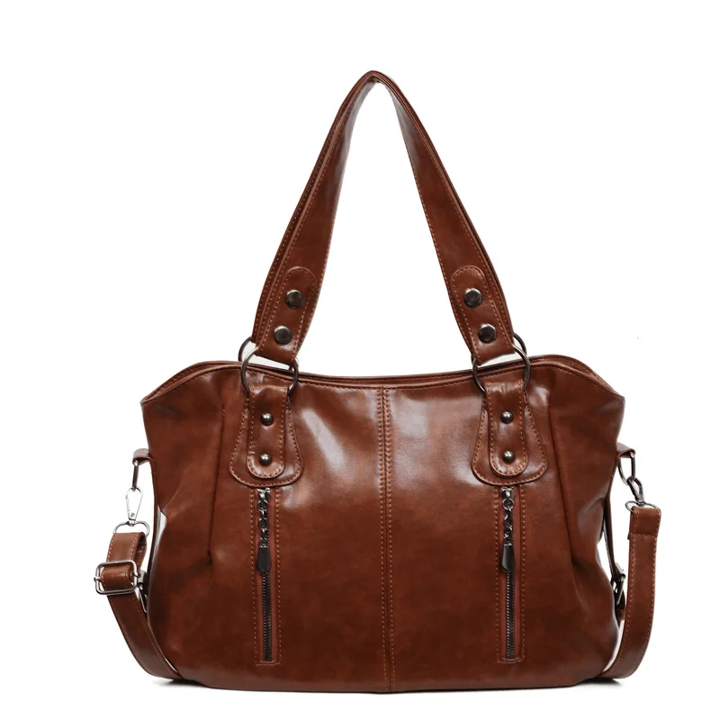 

Элегантный женский портфель из искусственной кожи, сумка-тоут с дизайном из мягкой кожи большой емкости для деловых поездок на работу