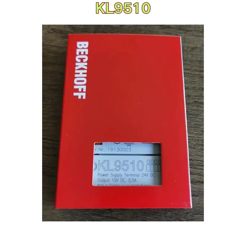 

New Beckhoff module KL9510