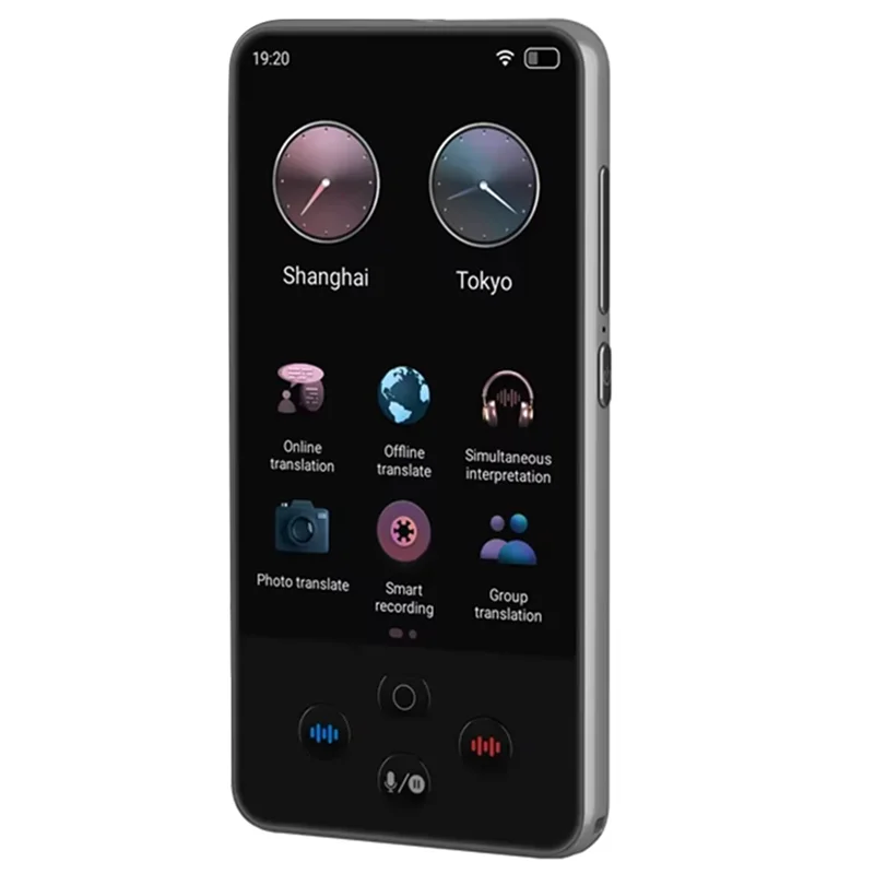 SUNRI-S85 Pro Wifi مترجم 138 لغة عبر الإنترنت مترجم تسجيل ذكي Chatgpt صوت دعم الصورة لغة المجموعة
