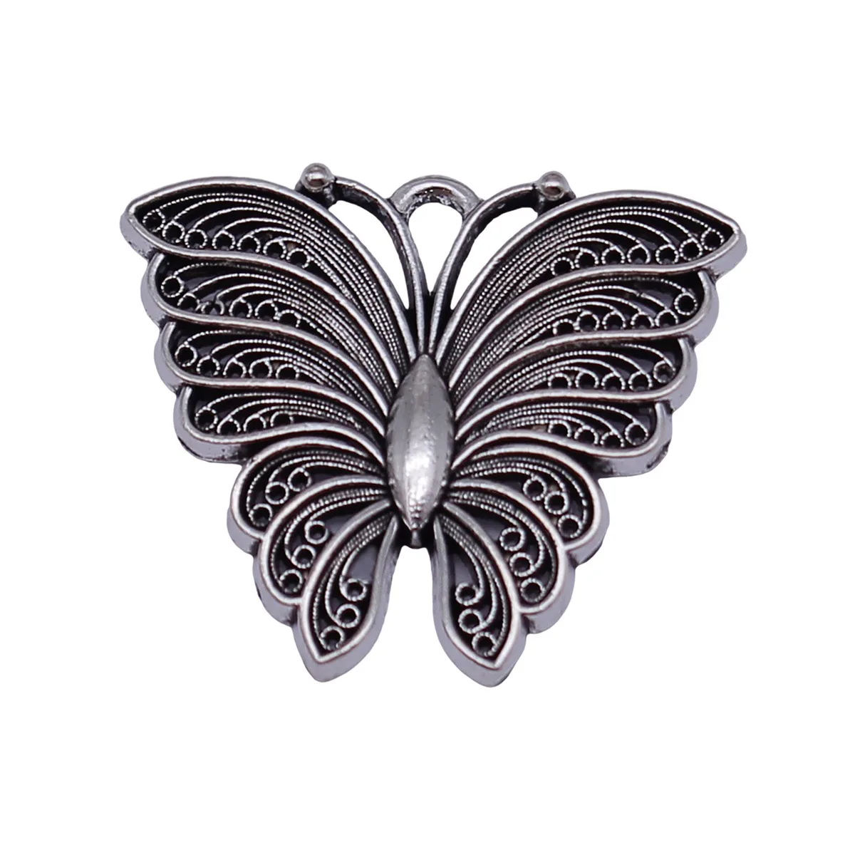 Butterfly Charm Retro Insect Pendant For DIY Bracelet Necklace Jewelry Making Supplies