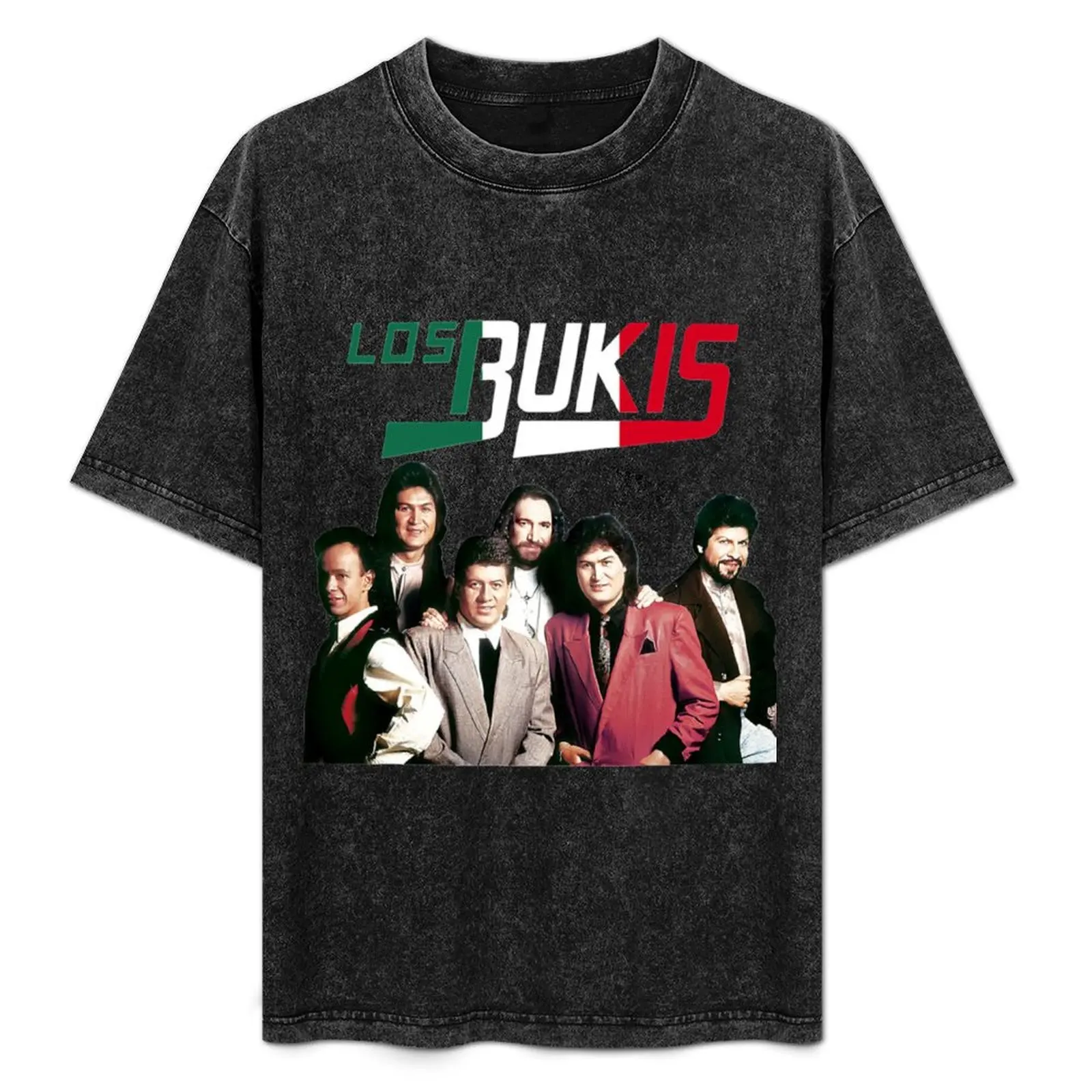 

Vintage Los Arts Bukis Vaporware Band Music T-Shirt cute clothes customs design your own anime shirts men