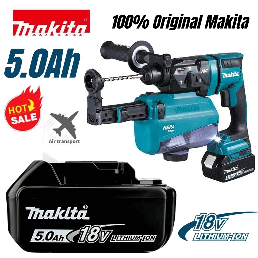 

Original genuine Makita 5Ah 5000mAh 18V Makita battery BL1860 BL1850B BL1850 BL1840 BL1830B makita rechargeable lithium battery