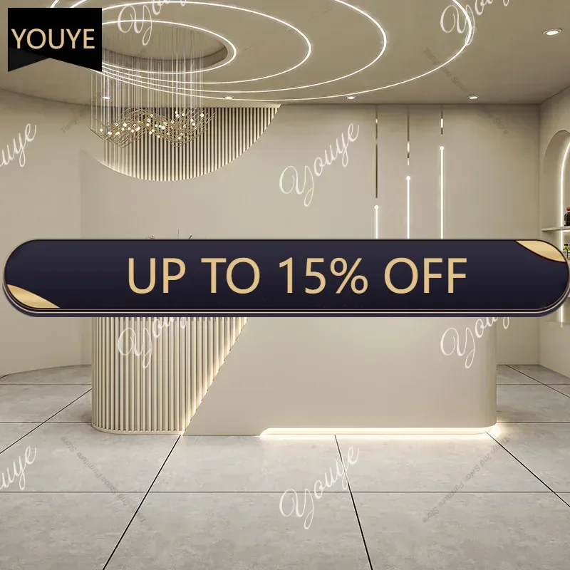 Q متجر لبيع الملابس على الطراز الإيطالي مكاتب الاستقبال صالون تجميل مكاتب الاستقبال البساطة أثاث المكاتب الفاخرة استقبال HBRD