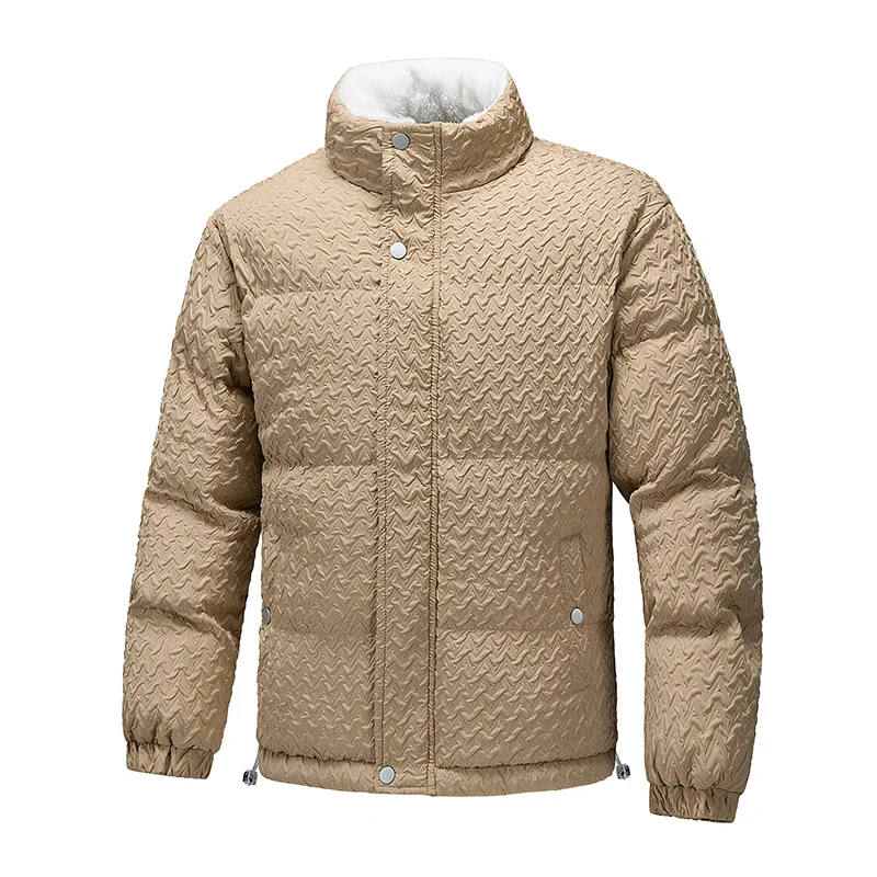 Winter Stand Collar Warm Men Parkas Outdoor Casual Windproof All-match Men Overcoats High Quality Fashion Cotton Jackets for Men