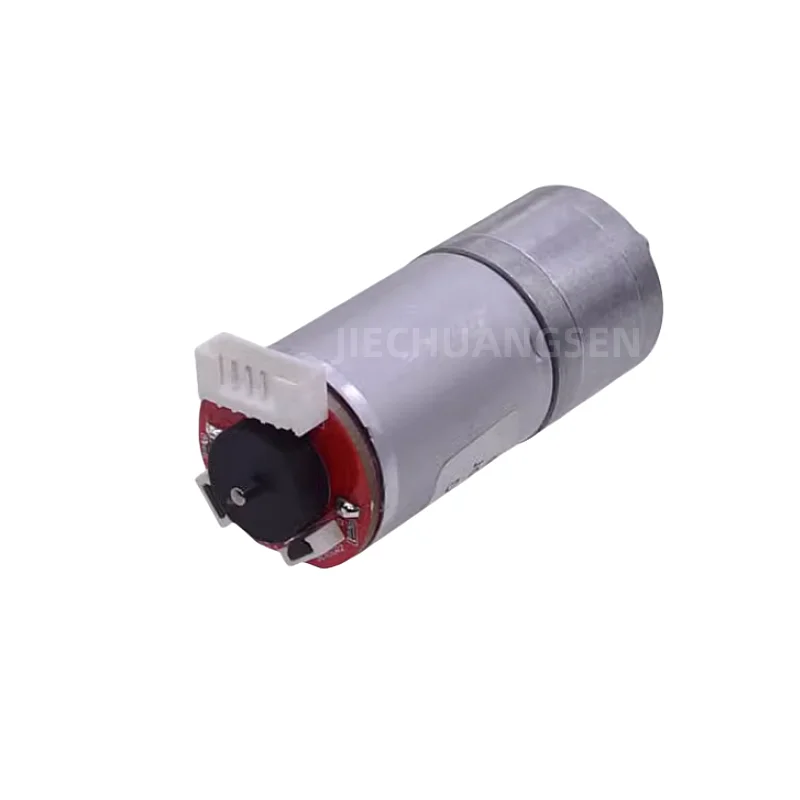 JGA25-370 DC Deceleration Motor 12V24V High Power High Torque Balance Car Motor Madamedium Speed Measuring Encoder Motor