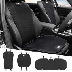 Car Ice Silk Seat Cover Front Rear Cushion Protector Pad For Hyundai N Line I30 I20 IX35 Accent Tucson Elantra Getz Genesis