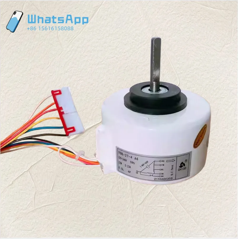 

Suitable for Chigo 2P air conditioner internal motor YDK-23-4 A12/A15, 23W, 220V, YDK-23-4 A6, YDK-23-4 A8, and YDK-23-4 D6