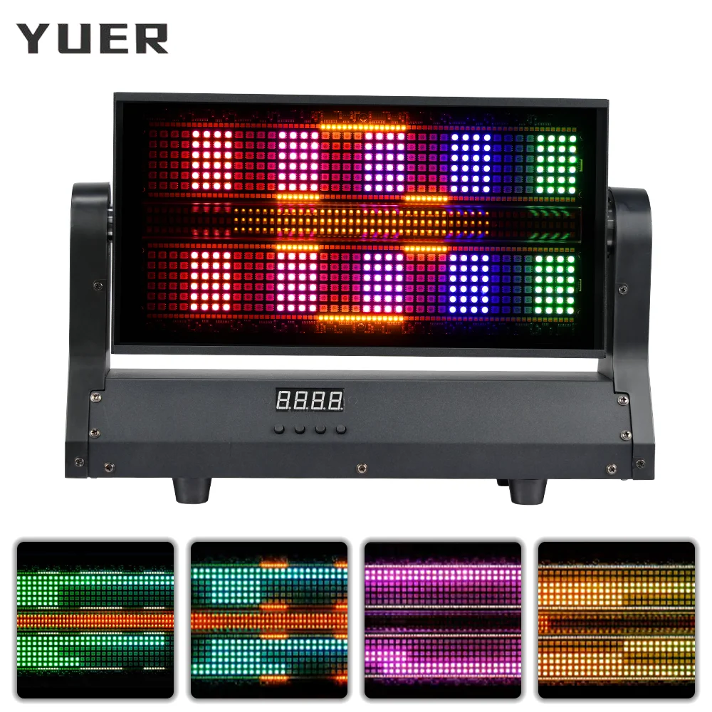 YUER NEW LED 400W RGB 100+60 Segments amber moving head Strobe Wash Horse Running Effect Stage Light For Dj Disco Party Club Bar