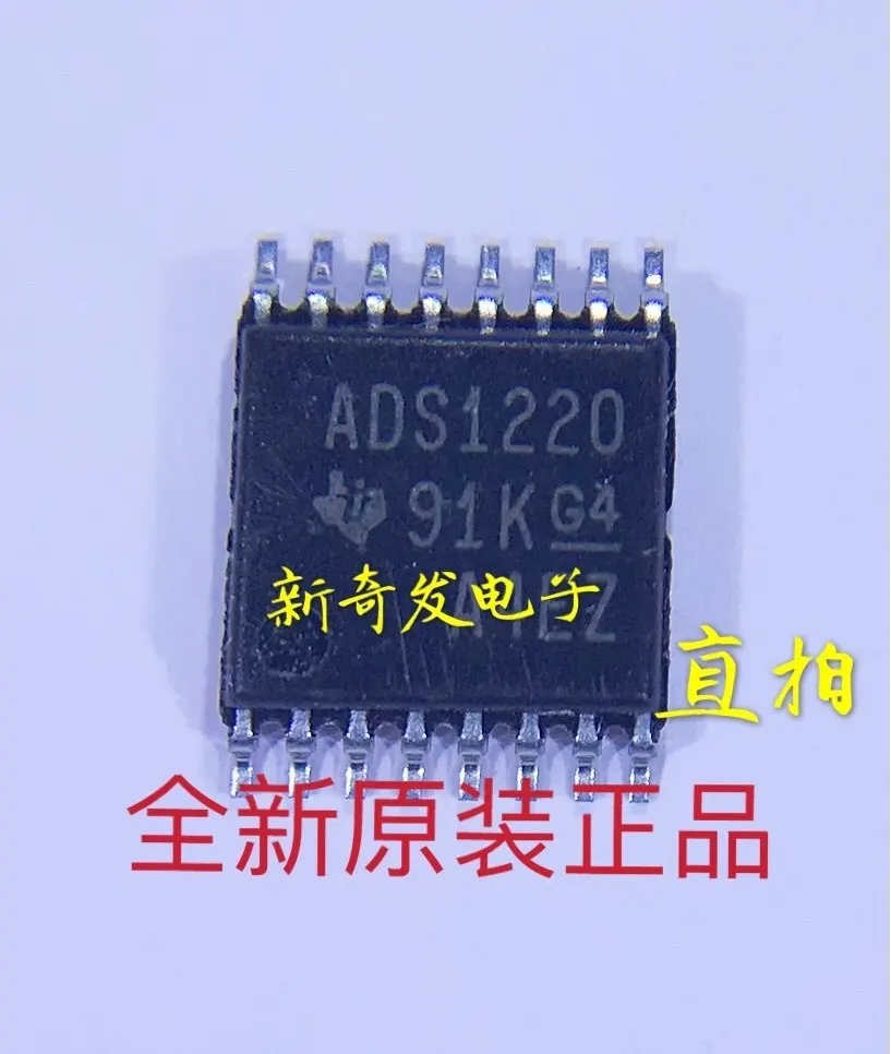 24-Bit ADC Analog-to-Digital Converter ADS1220IPWR Screen Printing ADS1220 Package TSSOP-16 New Original
