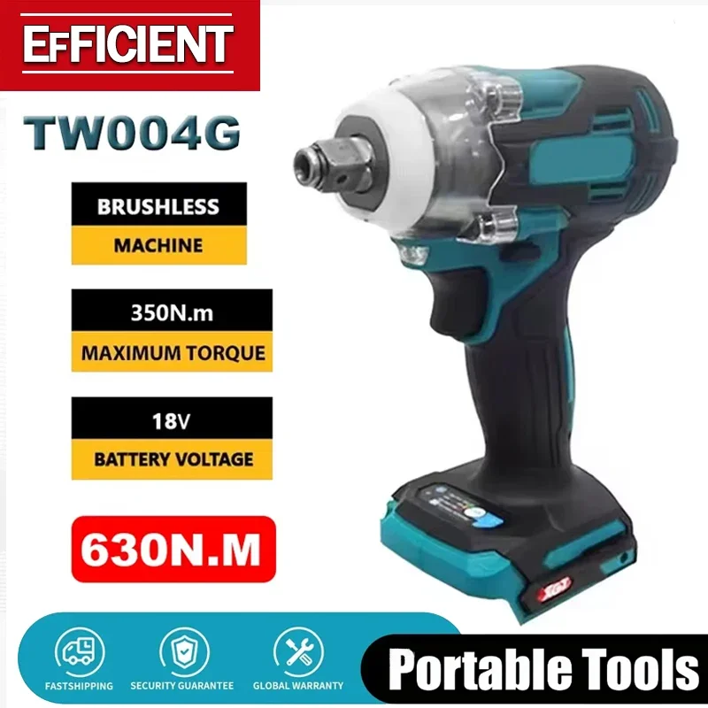 

Аккумуляторный бесщеточный шуруповерт Makita 18В TW004G, 630 Нм, электрическая отвертка, перезаряжаемая дрель-шуруповерт
