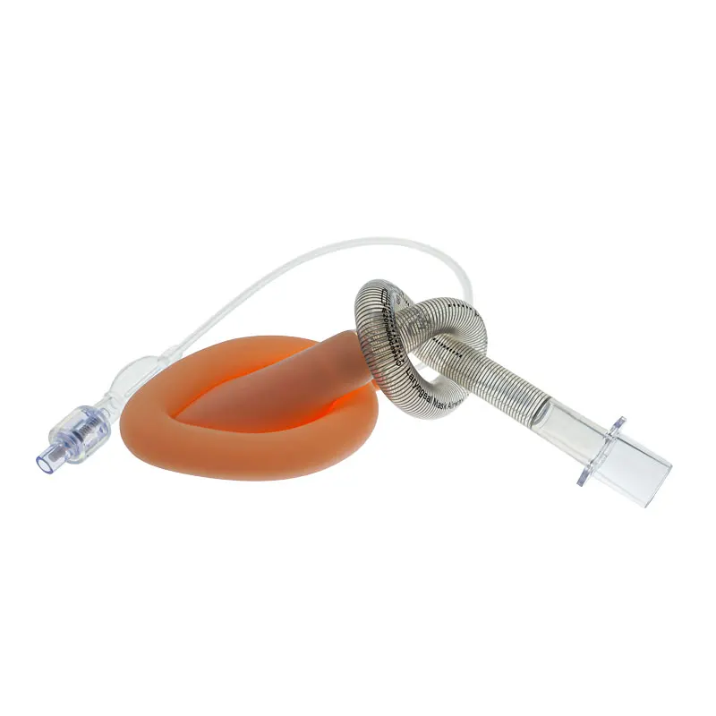 BamuCare 1PC Disposable Reinforced Silicone Laryngeal Mask Sterile Medical Laryngeal Mask LMA Anesthesia Breathing Intubating