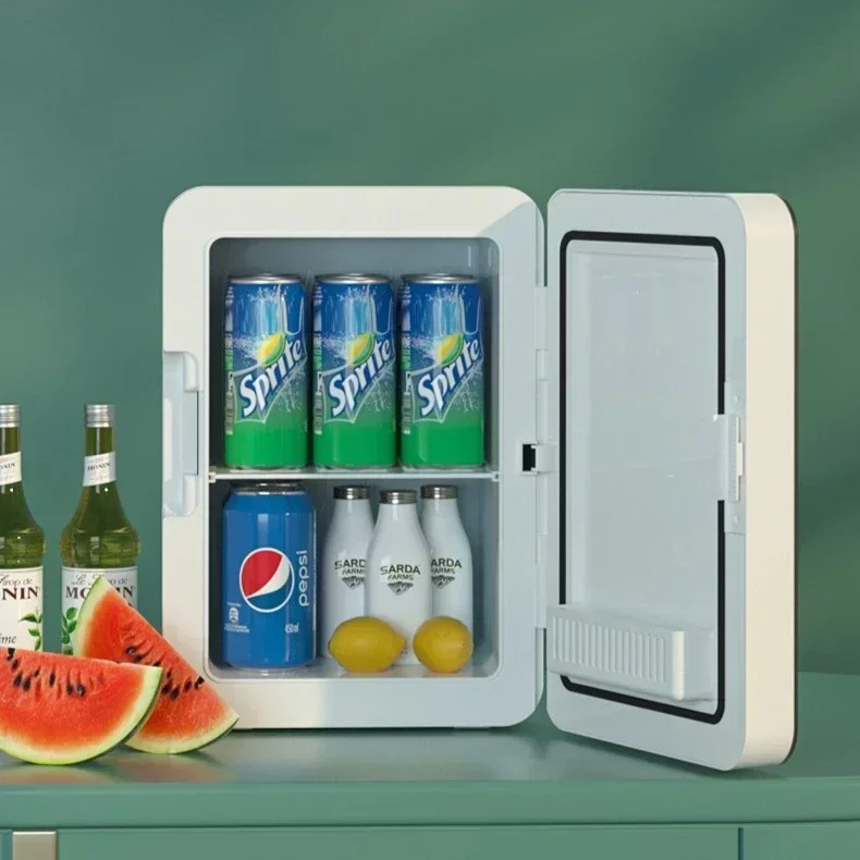 Mini Refrigerator Small Size for Dorm Makeup Storage One-Person Use Dual Home Car