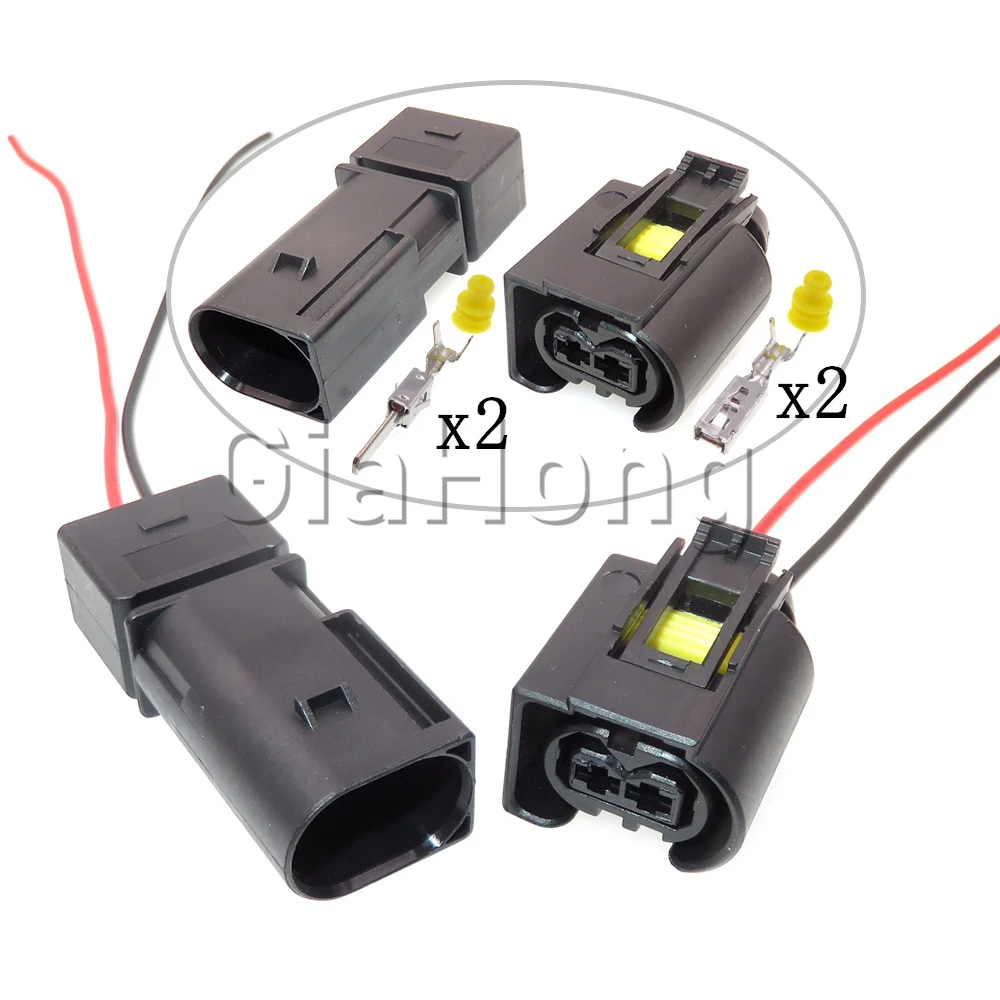 

1 Set 2 Ways Car Starter Ignition Coil/ Shock Absorber Electric Cable Socket For VW BMW 50290937 9441292 09441261