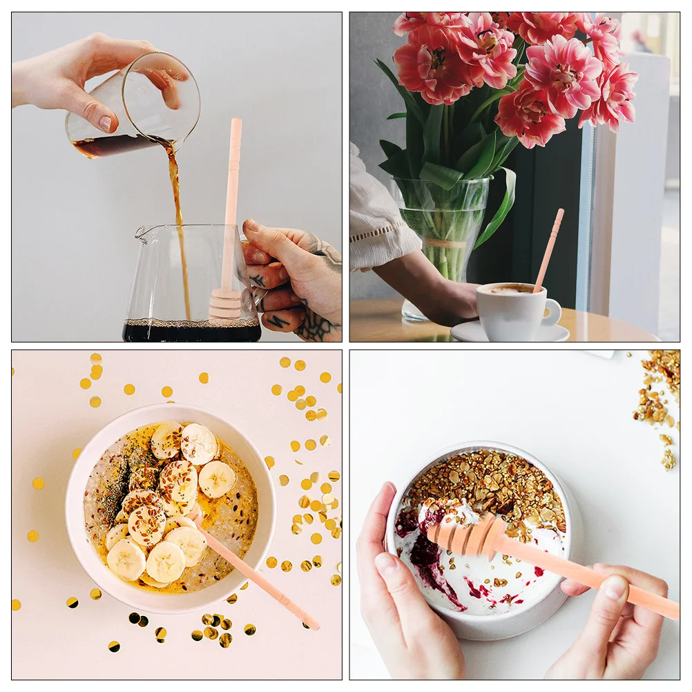 деревянные мешалки для меда с длинной ручкой