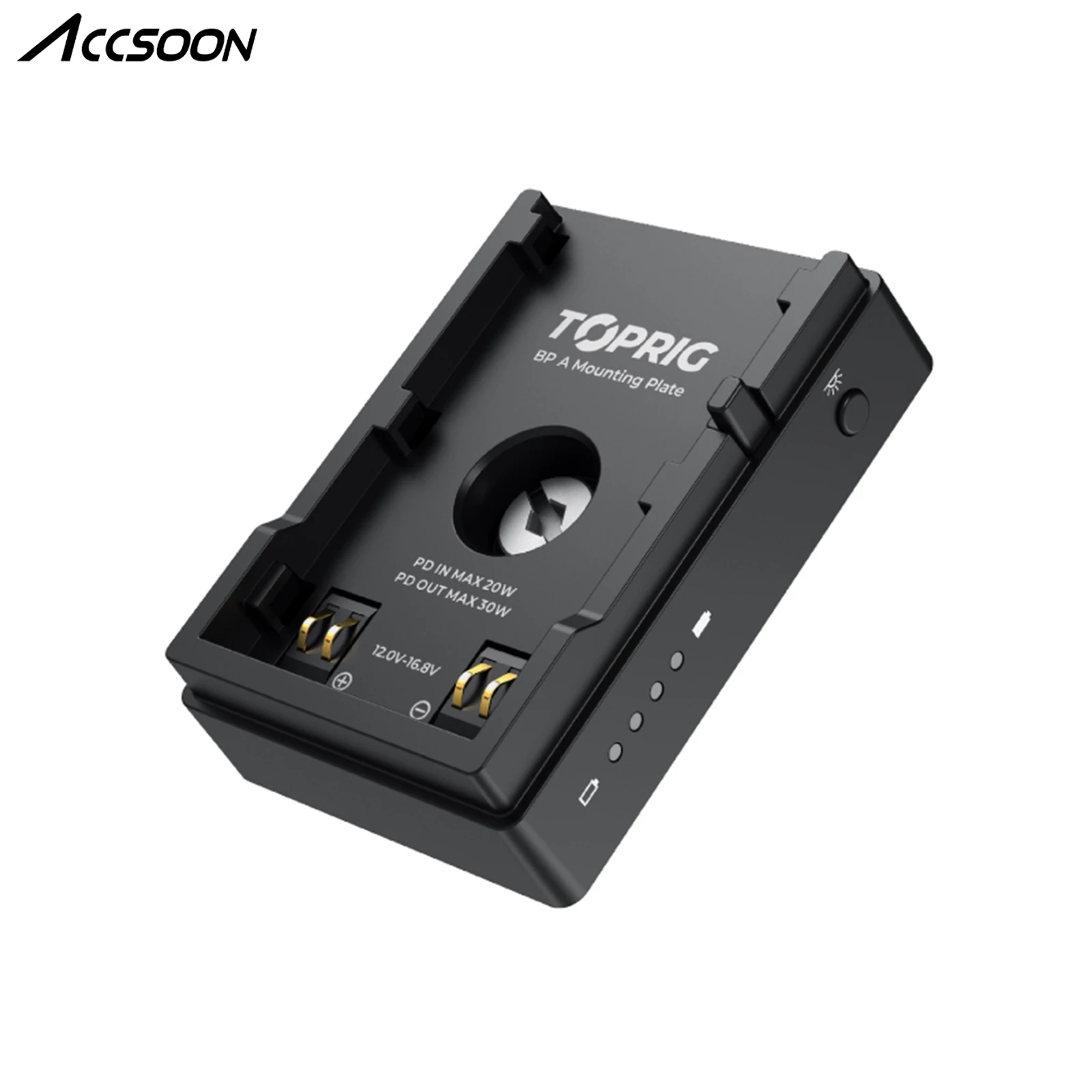 Accsoon TOPRIG 60W BP-A Battery Mouting Plate for Canon C400 C80 R5 R5II R6 Cameras