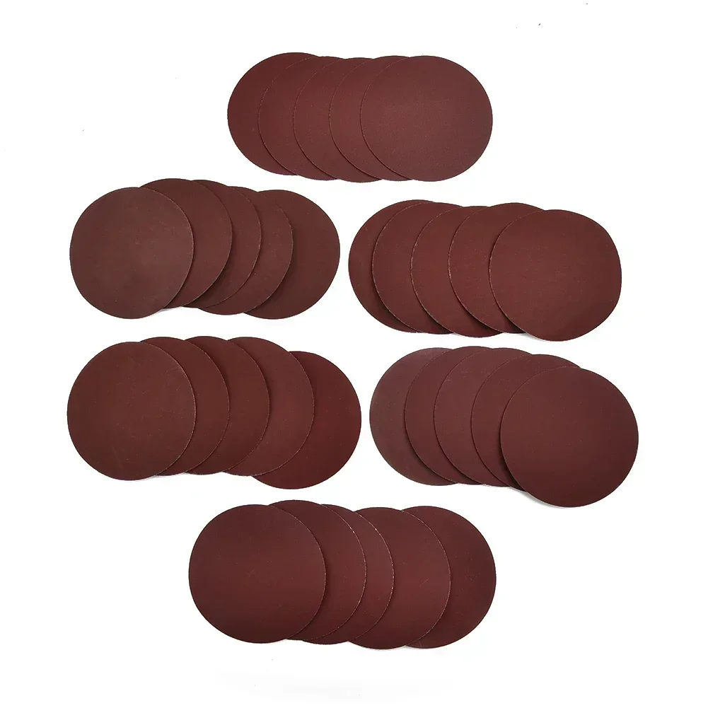 30 stücke 100mm 4 Zoll Haken Schleife Schleifpapier 320 400 600 800 1000 1500 Grit Sander Disc Schleifen polieren Pad Für Polnischen Maschine
