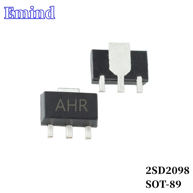 

100Pcs 2SD2098 SMD Transistor Footprint SOT-89 Silkscreen AHR Type NPN 20V/5A Bipolar Amplifier Transistor