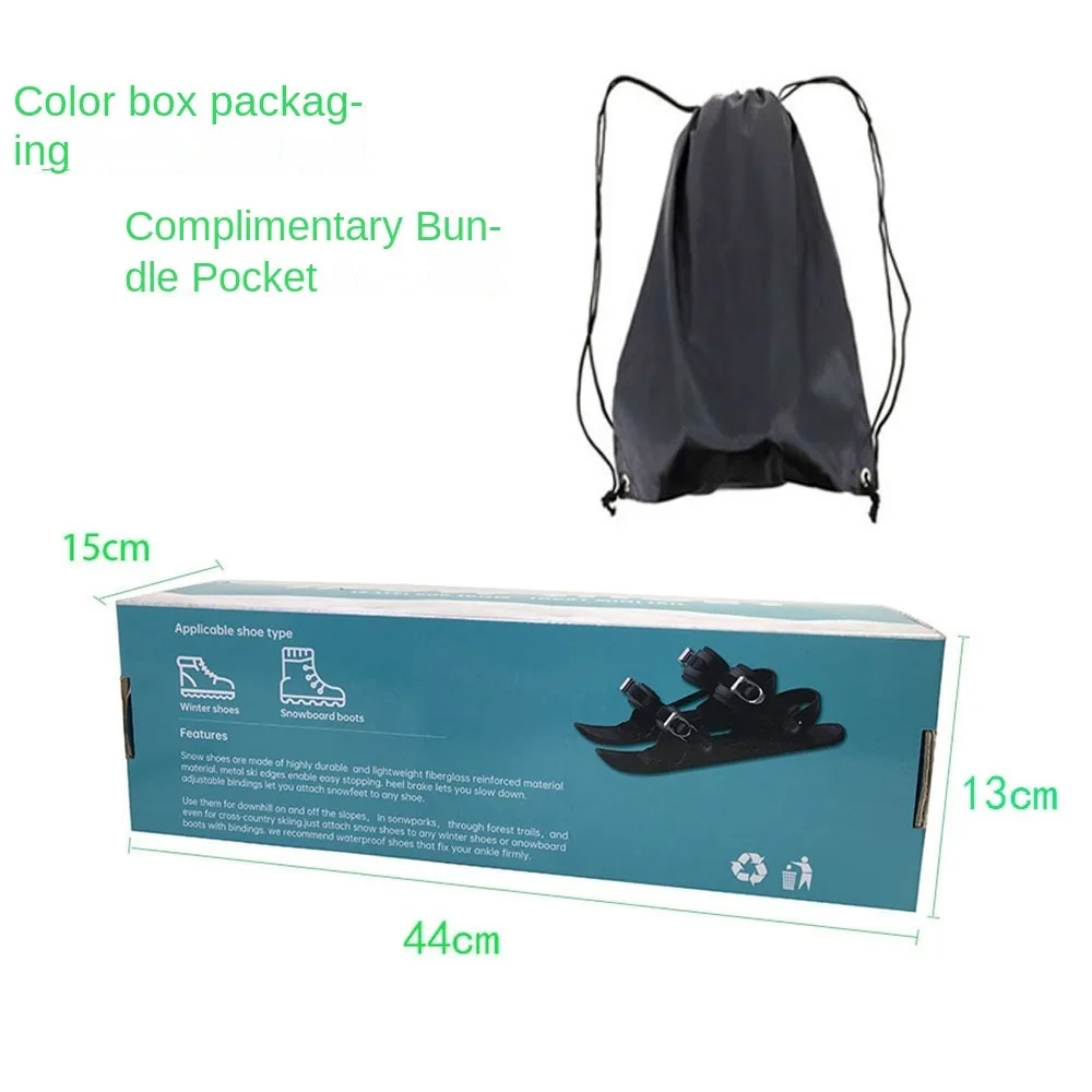 ملحقات التزلج عالية الجودة، أدوات التزلج على الجليد، زلاجات ثلجية قابلة للتعديل، زلاجات خفيفة الوزن في الهواء الطلق #6