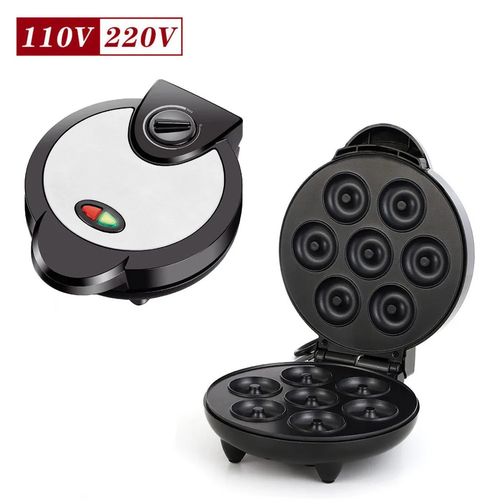 US standard 110v donut machine, household 7-hole cake machine, breakfast bread machine