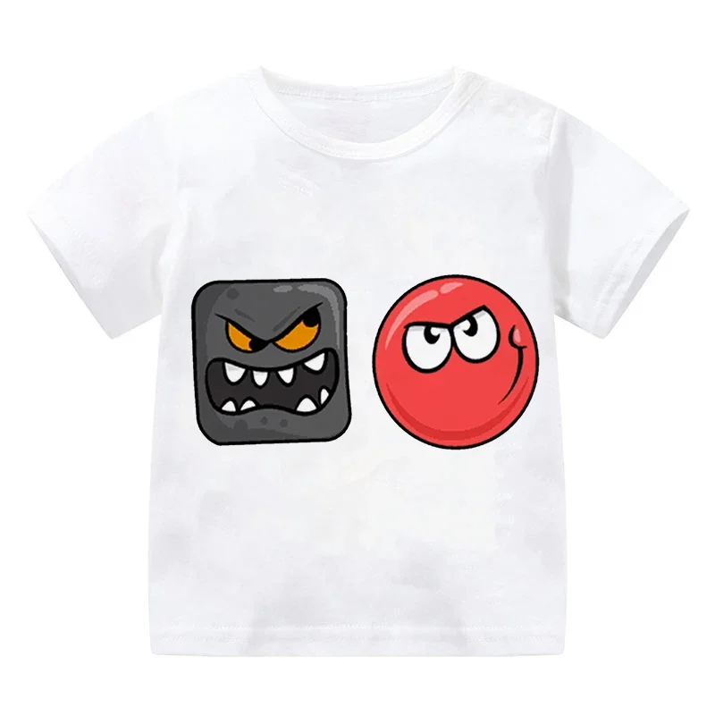 

Red Ball 4 Print T-shirt Gift Game Shop Cartoon Tshirt Fashion Casual Baby Tshirts Cute Funny Boys Short Sleeve Hip Hop Tops