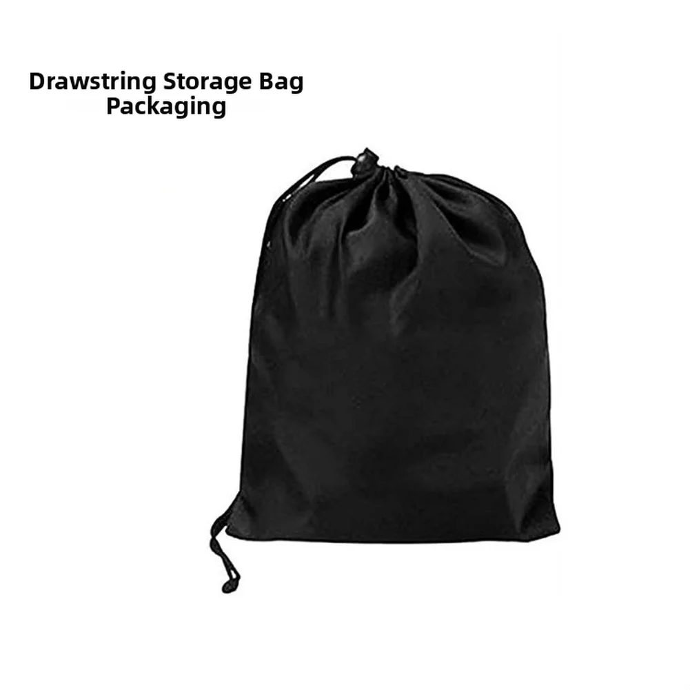 Pool Cleaner Cover 420D Silver Coated Polyester Waterproof Dustproof Ventilation Airflow Design Drawstring Closure Black