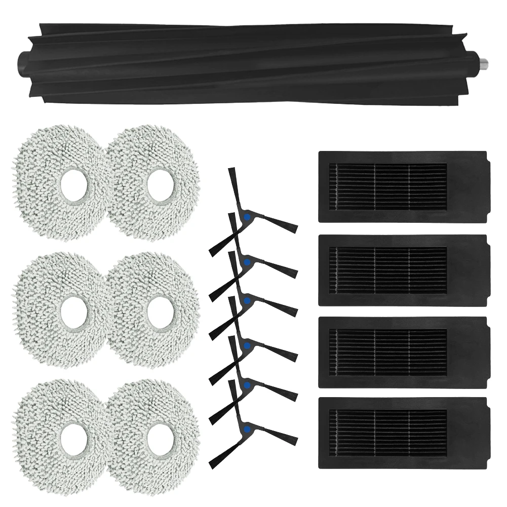 

Основы технического обслуживания для ECOVACS для DEEBOT X2, комплект запасных частей для пылесоса Omni, включая основную щетку и фильтр