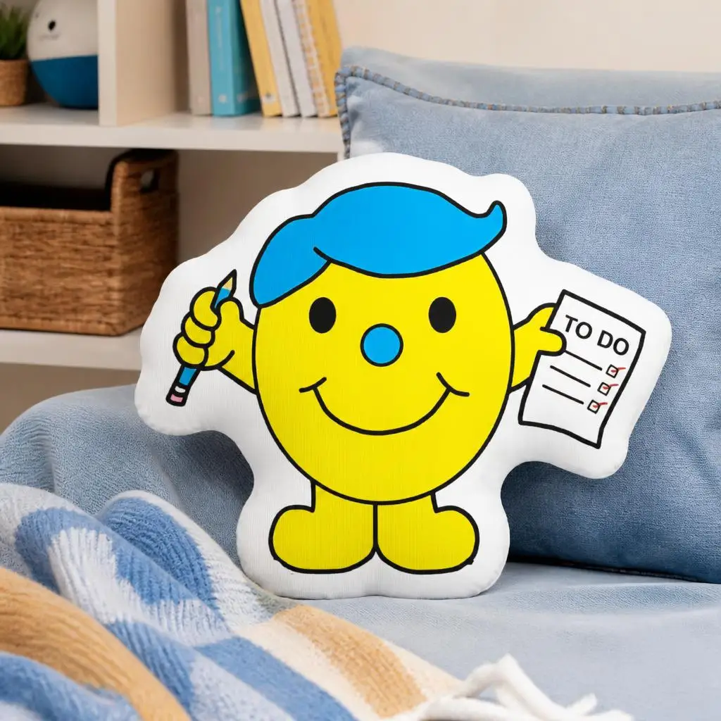 Mr Organised M-Mr M-Men L-Little M-Miss Cushion Irregular Stuffed Throw Pillow Home Decor Gift Sofa Bed