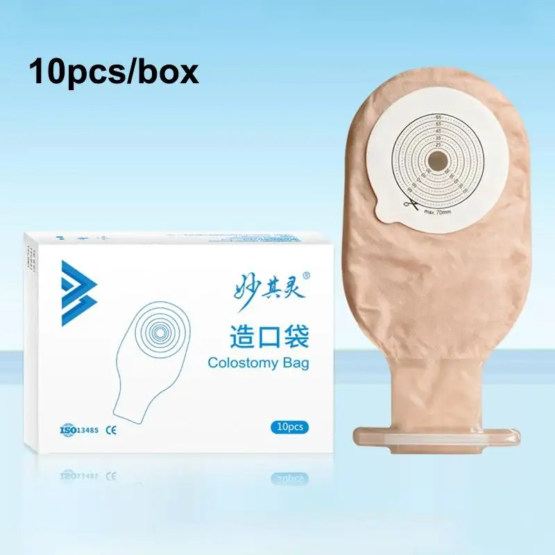 10-unidades-de-bolsas-de-colostomia-descartaveis-com-valvula-de-drenagem-e-sistema-de-peca-Unica-para-adultos-abertura-de-20-65mm-com-fecho-de-clipe