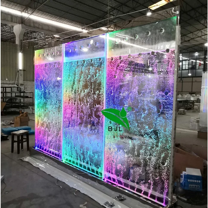 Personalizzazione. Nuovo design Interni Bar Mobili Divisorio Multi colore Led Acrilico Pannello a bolle d'acqua da parete