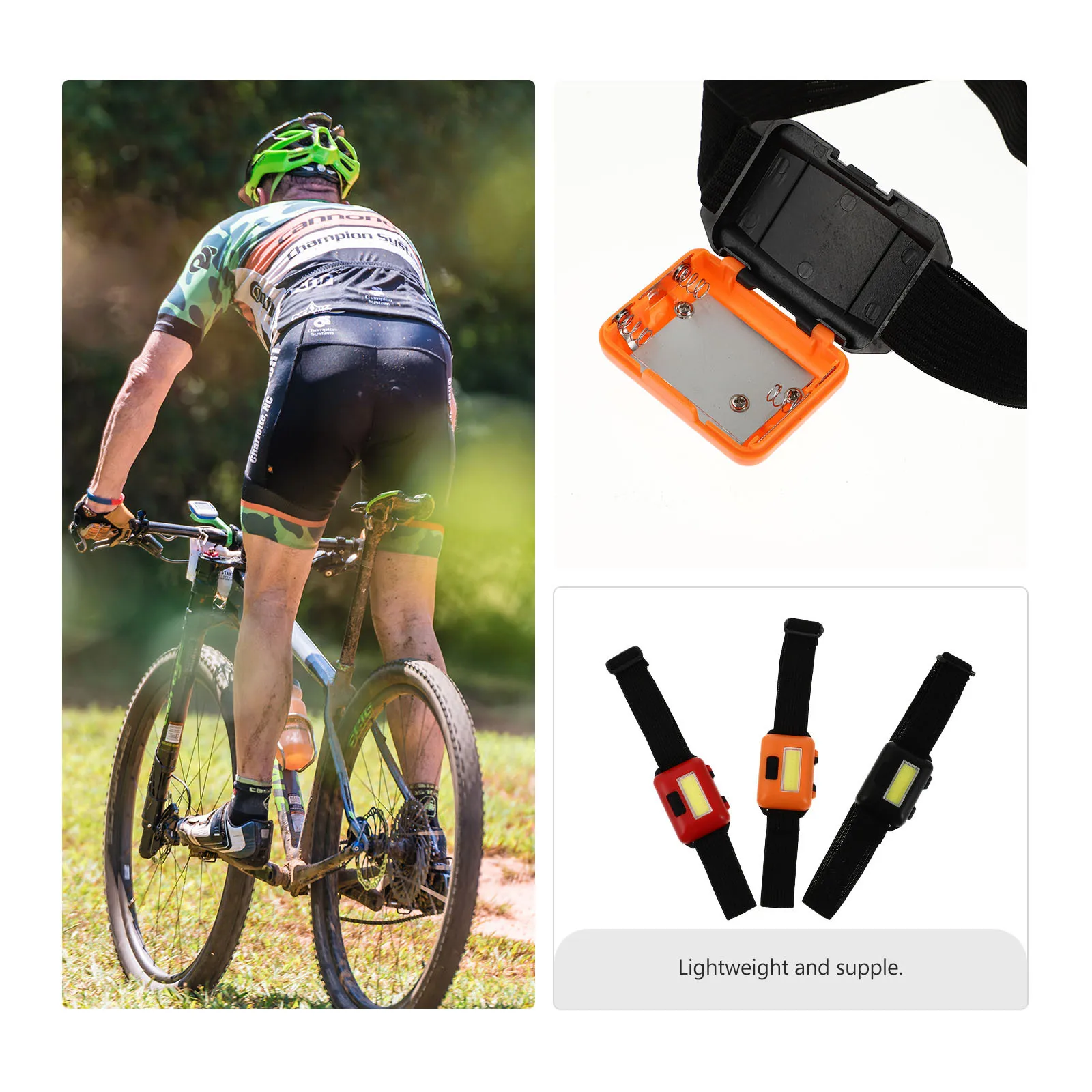 

3Pcs Headlamp Lightweight LED Headlights Outdoor Camping Hiking Fishing Emergency Night Running Lamps Outdoor LED Lamp