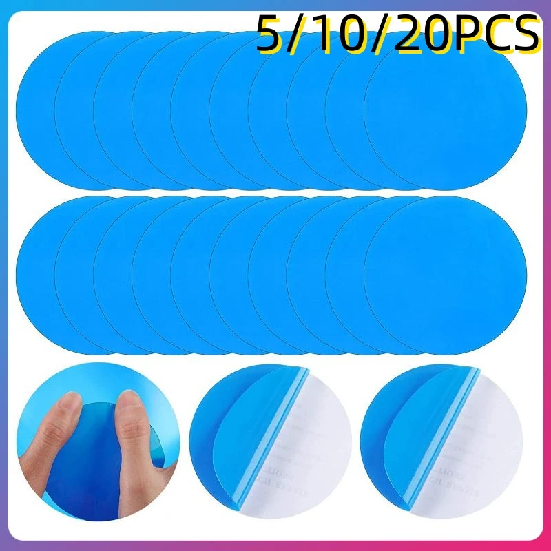 Swimming Pool Repair Glue PVC Swimming Ring Rubber Boat Self-adhesive Paper Round Vinyl Repair Patch