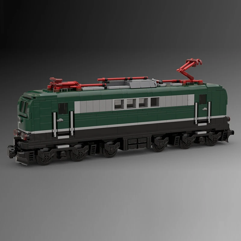 Modello di auto da città MOC Mattoni da costruzione BR 151 Locomotiva da carico Tecnologia modulare Regali di festa per bambini Assemblare giocattoli vestito