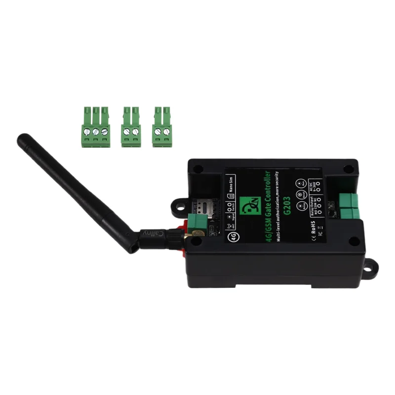 GSM Remote Control Relay Switch 4G Mobile Phone Control Gsm Door Lock Gsm Gate Controller G203-Y41A