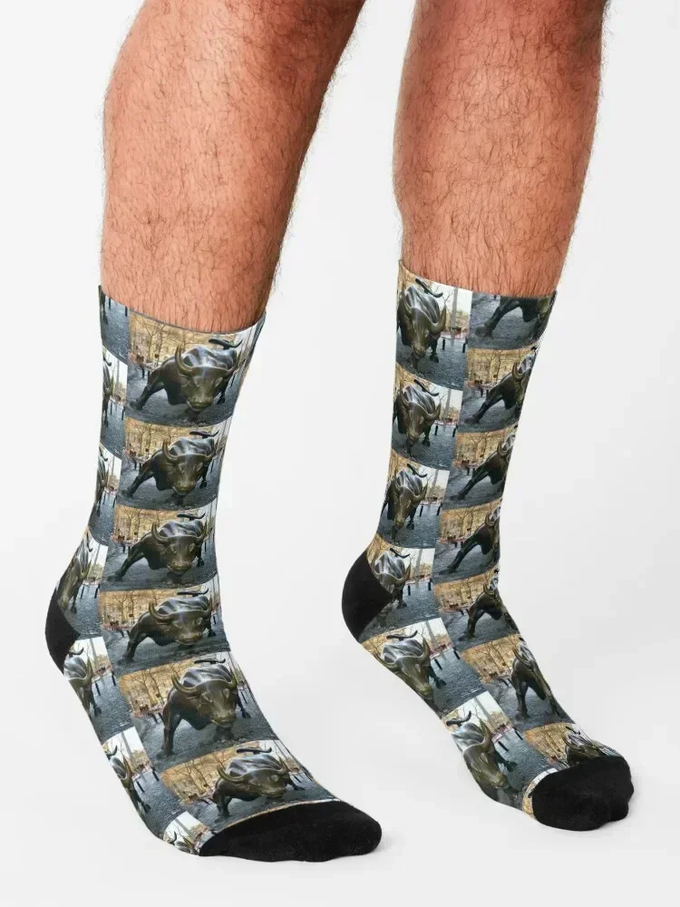 The Wall Street Bull Socks designer Stockings Argentina moving stockings Mens Socks Women's