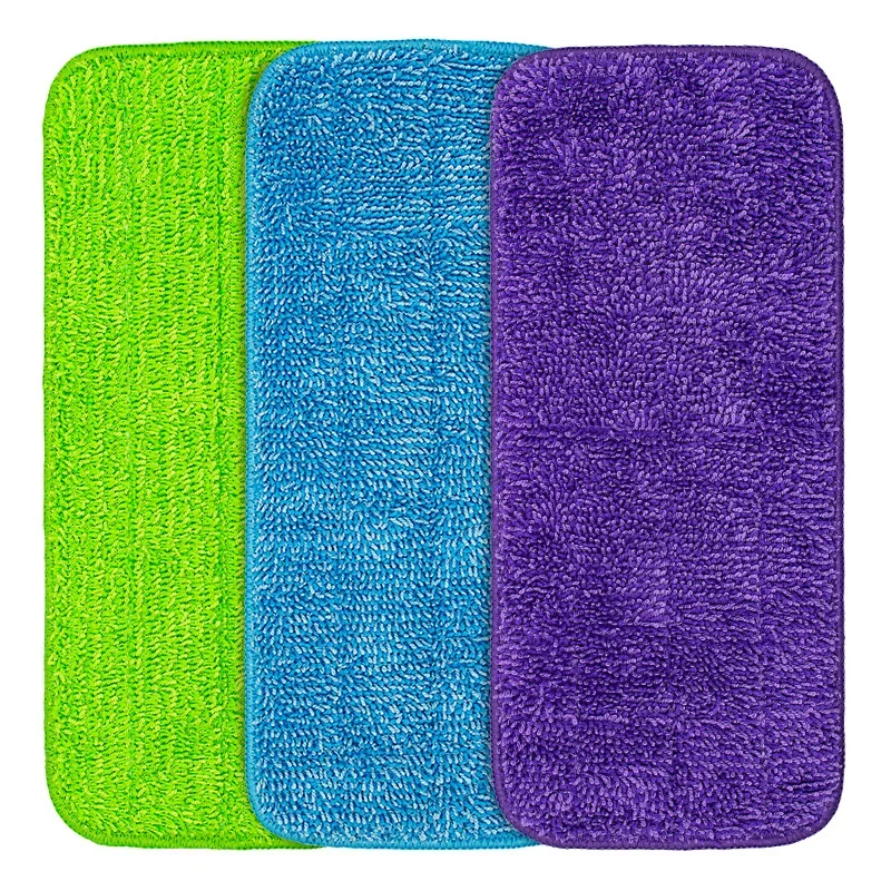2PCS Reusable Mop Pads for Swiffer WetJet, Microfiber Refills Washable Mop Refill Pads Wet Dry Mop Replacement Heads