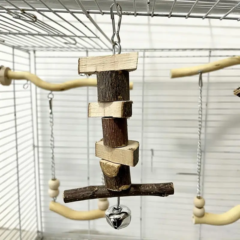 1 Piece of Accessory, Color and Style Shipped Randomly, Parrot Suspension Bridge Toy, Budgerigar, Lovebird, Cockatiel Toy, Swing