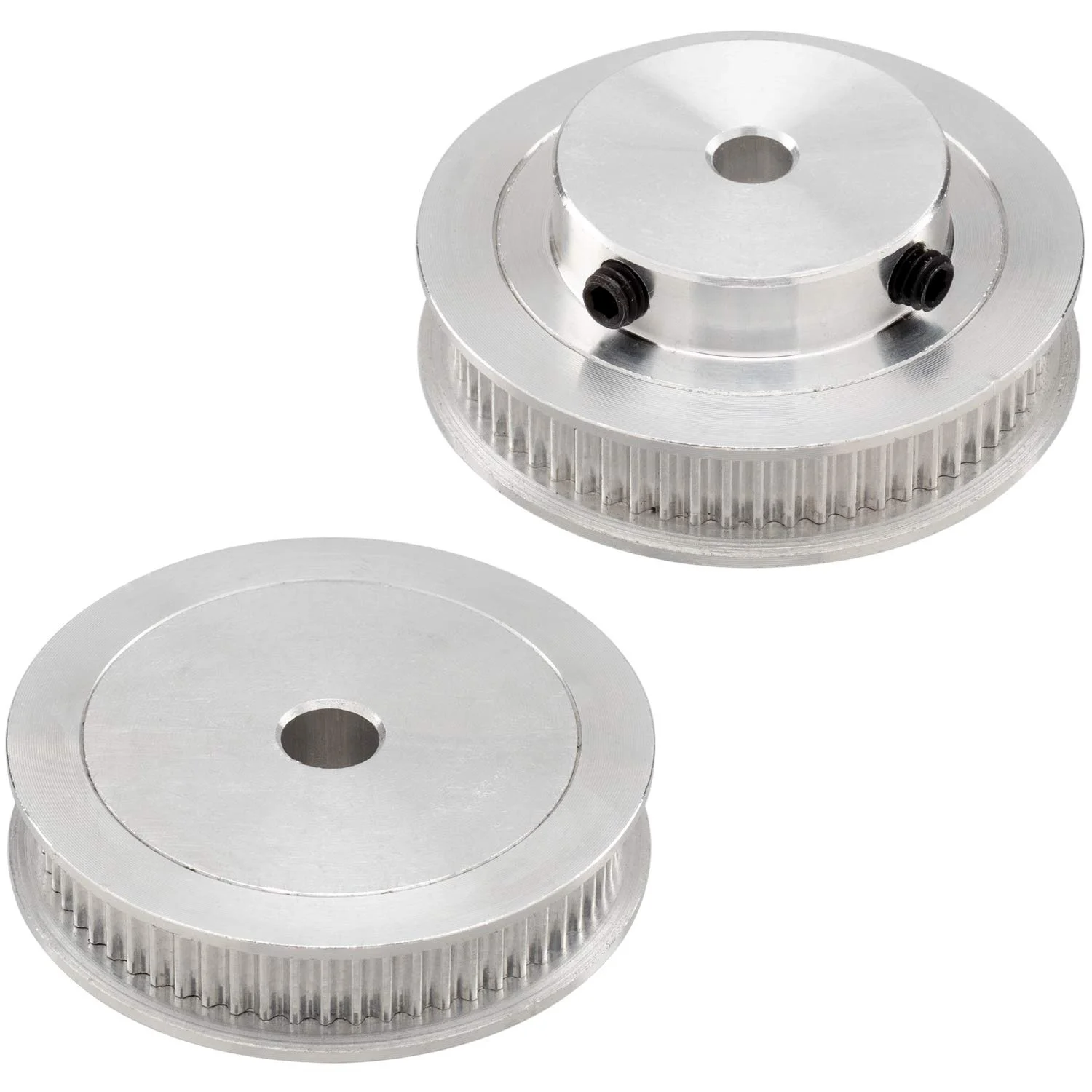 2 Sets GT2 Synchronous Wheel 20&60 Teeth 5mm Bore Aluminum Timing Pulley with 2pcs Length 200mm Width 6mm Belt