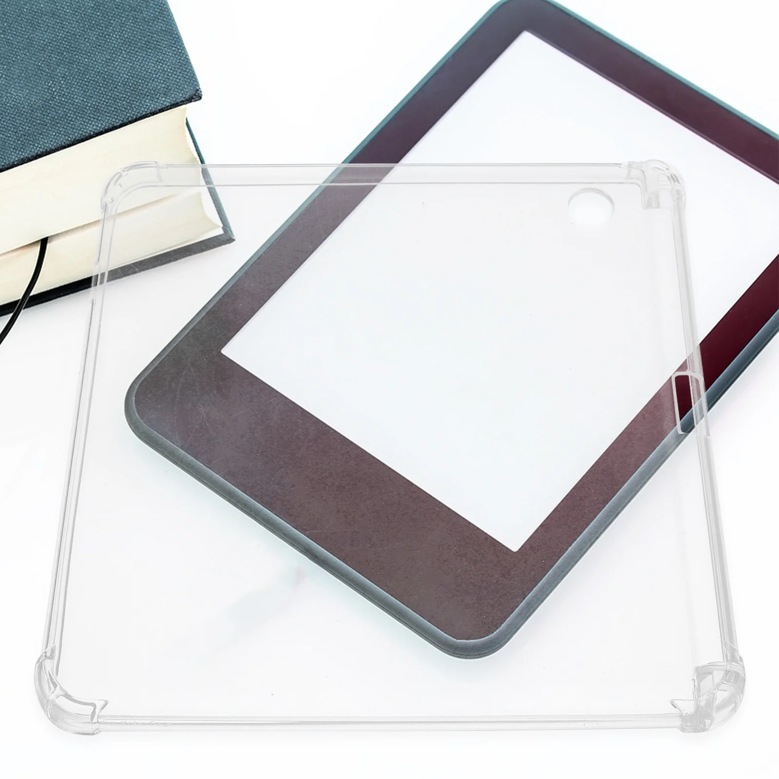 غلاف القارئ الإلكتروني حافظة واقية شفافة متوافقة مع فتحة قلم Sage 8.0 غطاء كتاب إلكتروني شفاف مقاوم للصدمات غلاف القارئ الإلكتروني